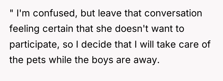 " I'm confused, but leave that conversation feeling certain that...