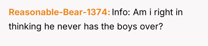 Reasonable-Bear-1374 Info: Am i right in thinking he never has...