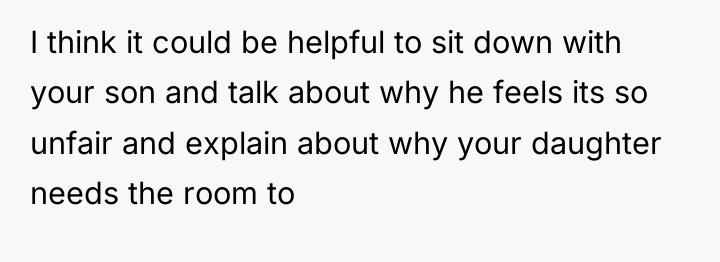 I think it could be helpful to sit down with...