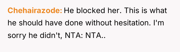 Chehairazode He blocked her. This is what he should have...