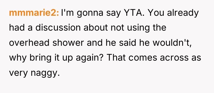 mmmarie2 I'm gonna say YTA. You already had a discussion...