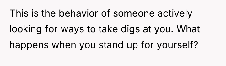 This is the behavior of someone actively looking for ways...