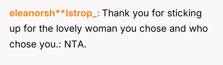 eleanorsh**lstrop_ Thank you for sticking up for the lovely woman...