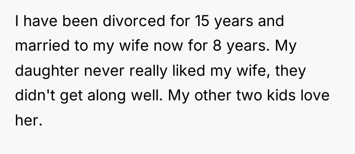 I have been divorced for 15 years and married to...