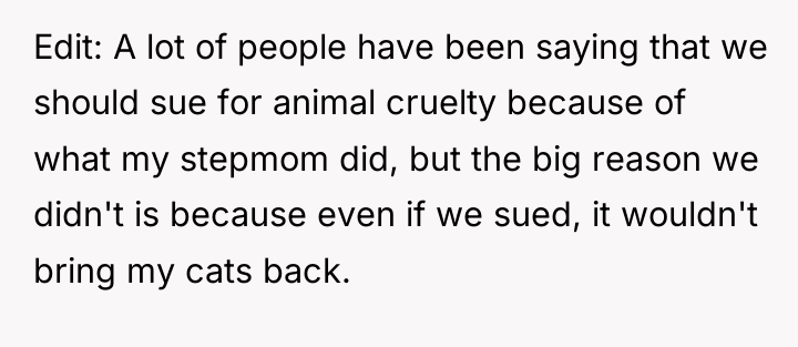 Edit: A lot of people have been saying that we...