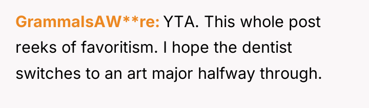 GrammaIsAW**re YTA. This whole post reeks of favoritism. I hope...