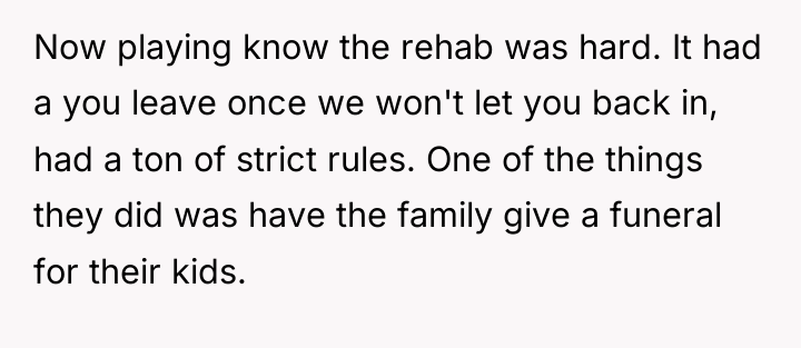 Now playing know the rehab was hard. It had a...