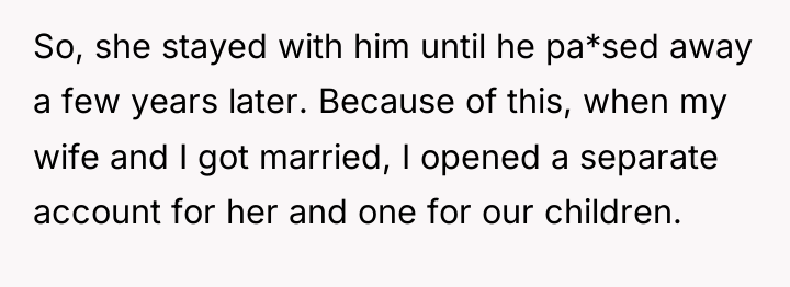 So, she stayed with him until he pa*sed away a...