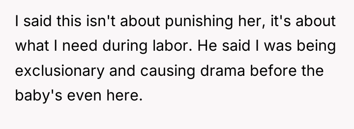 I said this isn't about punishing her, it's about what...