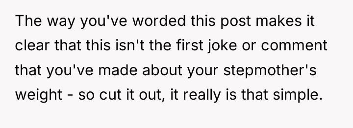 The way you've worded this post makes it clear that...