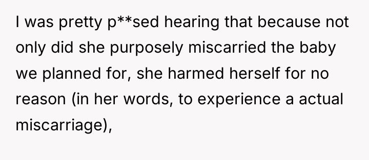 I was pretty p**sed hearing that because not only did...
