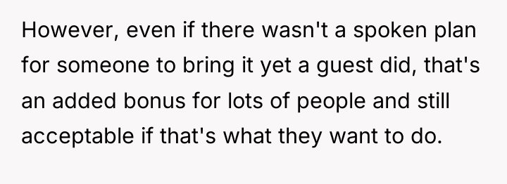 However, even if there wasn't a spoken plan for someone...