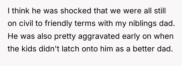 I think he was shocked that we were all still...