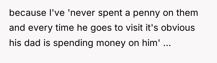 because I've 'never spent a penny on them and every...