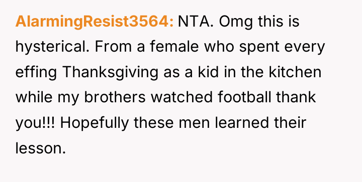 AlarmingResist3564 NTA. Omg this is hysterical. From a female who...