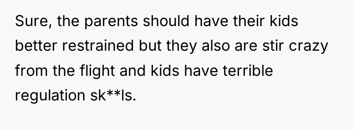 Sure, the parents should have their kids better restrained but...