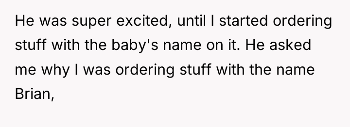 He was super excited, until I started ordering stuff with...
