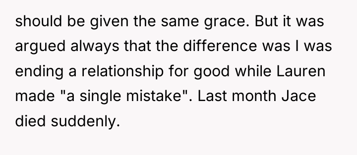 should be given the same grace. But it was argued...