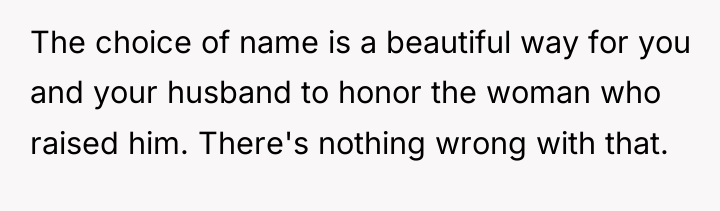The choice of name is a beautiful way for you...