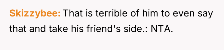 Skizzybee That is terrible of him to even say that...