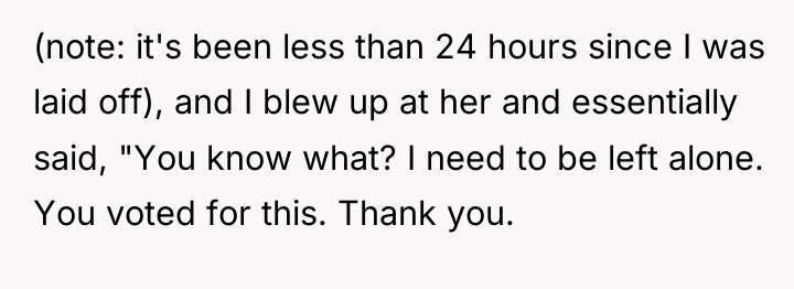 (note: it's been less than 24 hours since I was...