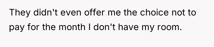 They didn't even offer me the choice not to pay...
