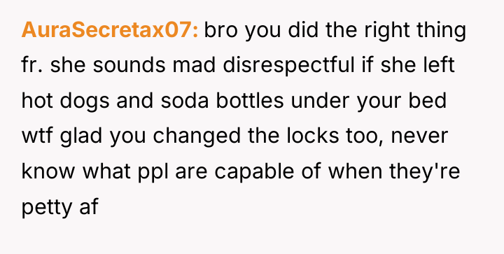 AuraSecretax07 bro you did the right thing fr. she sounds...