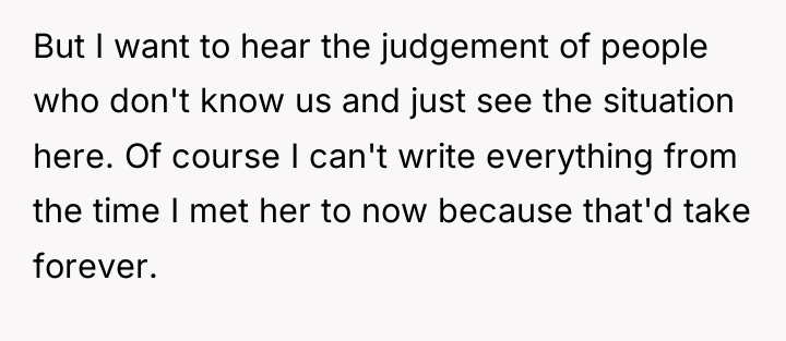 But I want to hear the judgement of people who...