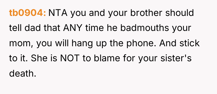 tb0904 NTA you and your brother should tell dad that...