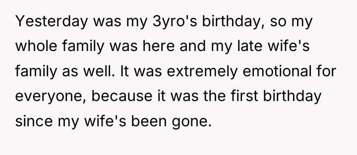 Yesterday was my 3yro's birthday, so my whole family was...