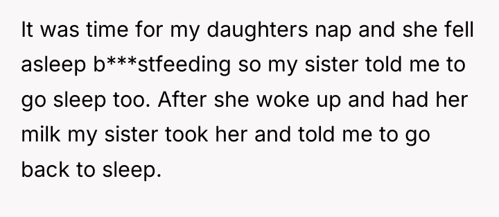 It was time for my daughters nap and she fell...