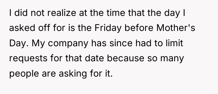 I did not realize at the time that the day...