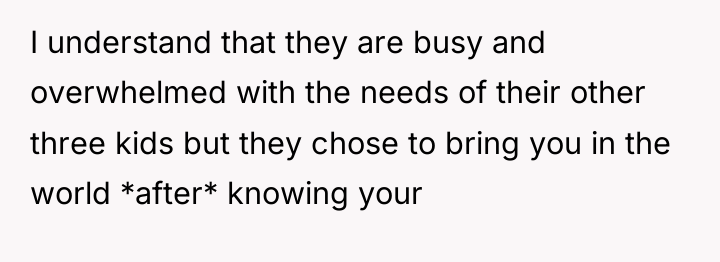 I understand that they are busy and overwhelmed with the...