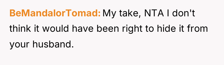 BeMandalorTomad My take, NTA I don't think it would have...