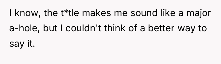 I know, the t*tle makes me sound like a major...