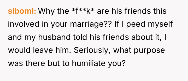 slboml Why the *f**k* are his friends this involved in...