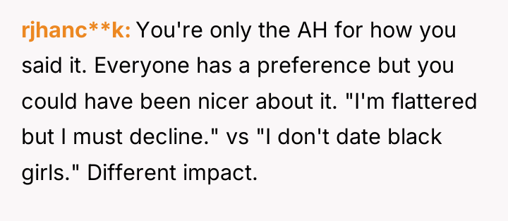 rjhanc**k You're only the AH for how you said it....