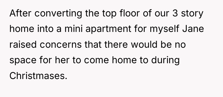 After converting the top floor of our 3 story home...