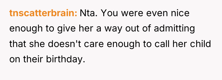 tnscatterbrain Nta. You were even nice enough to give her...