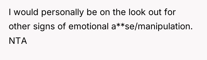 I would personally be on the look out for other...