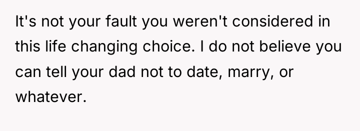 It's not your fault you weren't considered in this life...