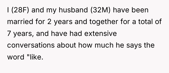I (28F) and my husband (32M) have been married for...