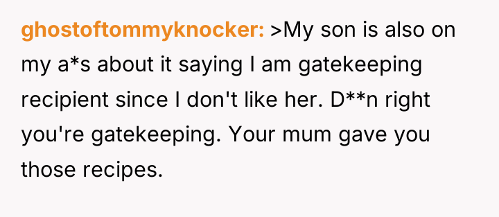 ghostoftommyknocker >My son is also on my a*s about it...