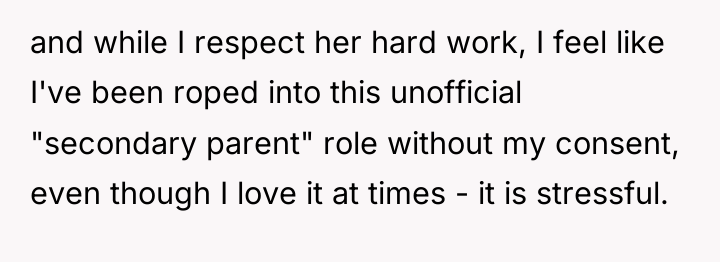 and while I respect her hard work, I feel like...
