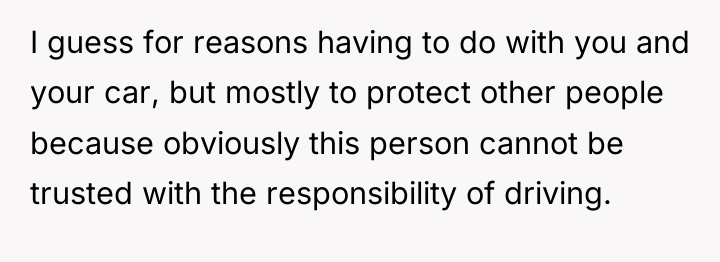 I guess for reasons having to do with you and...