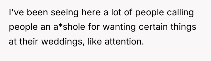 I've been seeing here a lot of people calling people...