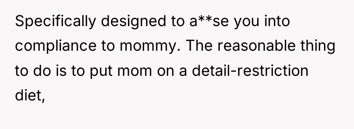 Specifically designed to a**se you into compliance to mommy. The...