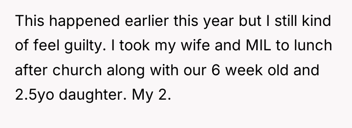 This happened earlier this year but I still kind of...