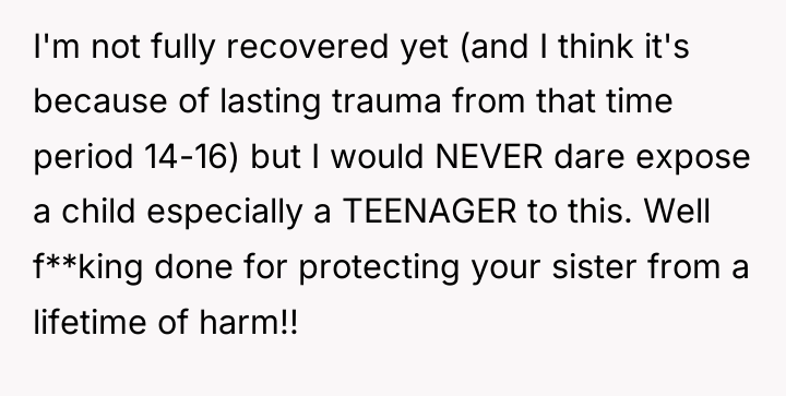 I'm not fully recovered yet (and I think it's because...