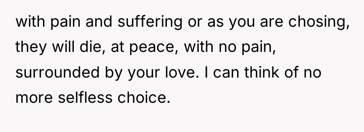 with pain and suffering or as you are chosing, they...